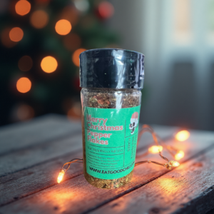 Eat Good Chili Christmas hot pepper flakes